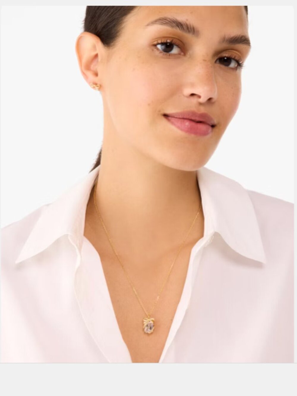 NIB Kate Spade Pave Present Pendant and Studs Boxed Set - Picture 5 of 9